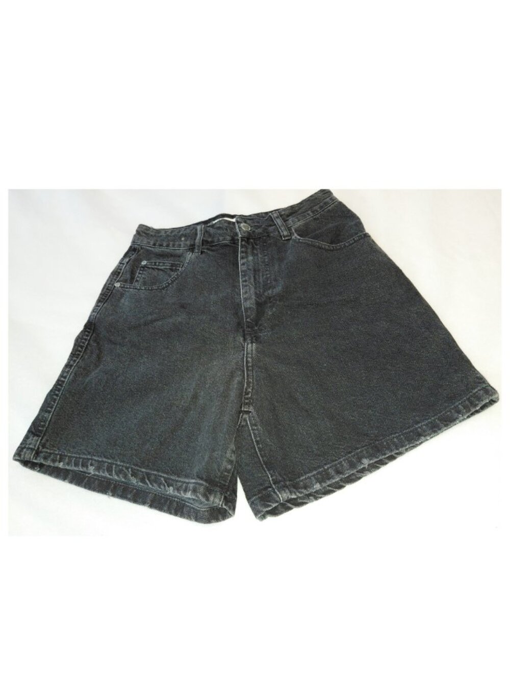 Zara TRF Size 04 USA Women’s High Rise Black Wash Denim Shorts